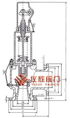 帶扳手彈簧全啟式安全閥