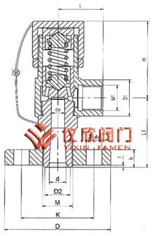 彈簧微啟封閉式高壓安全閥